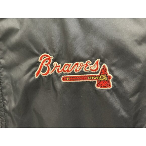 Cutter & Buck Jacket Atlanta Braves XL Stealth Hybrid Quilted Windbreaker Blue - Picture 3 of 8